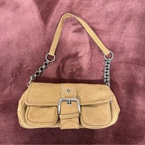 suede shoulder bag